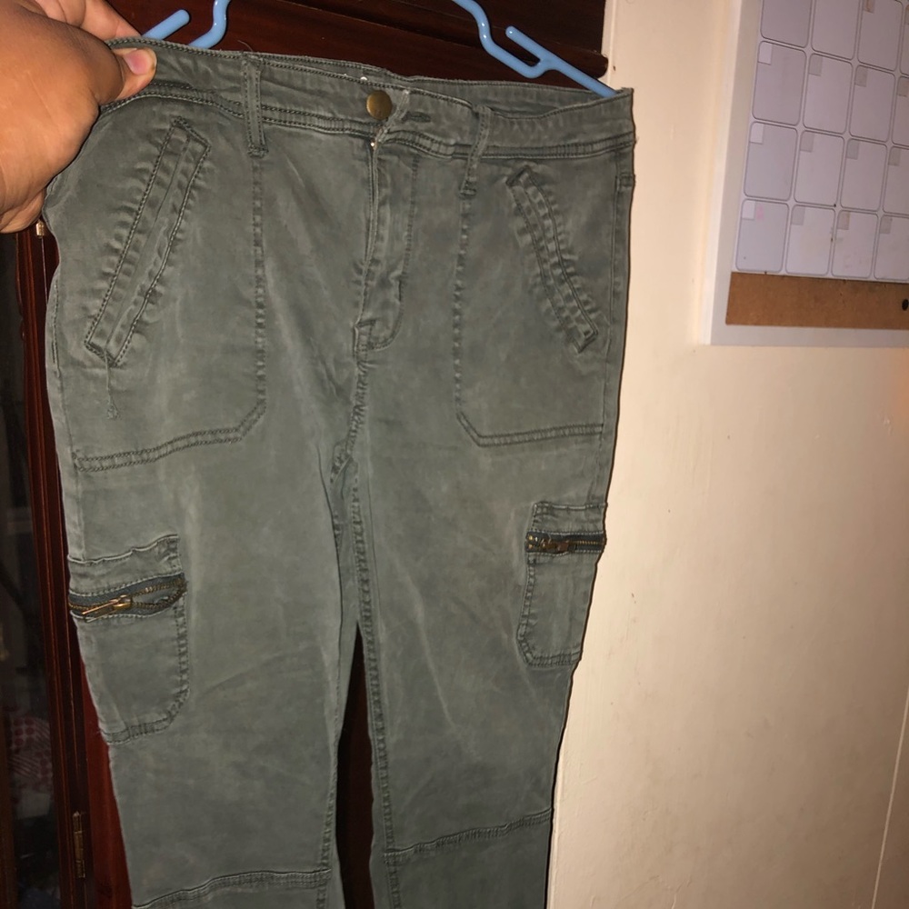 Army green Mossimo Mid-Rise jegging